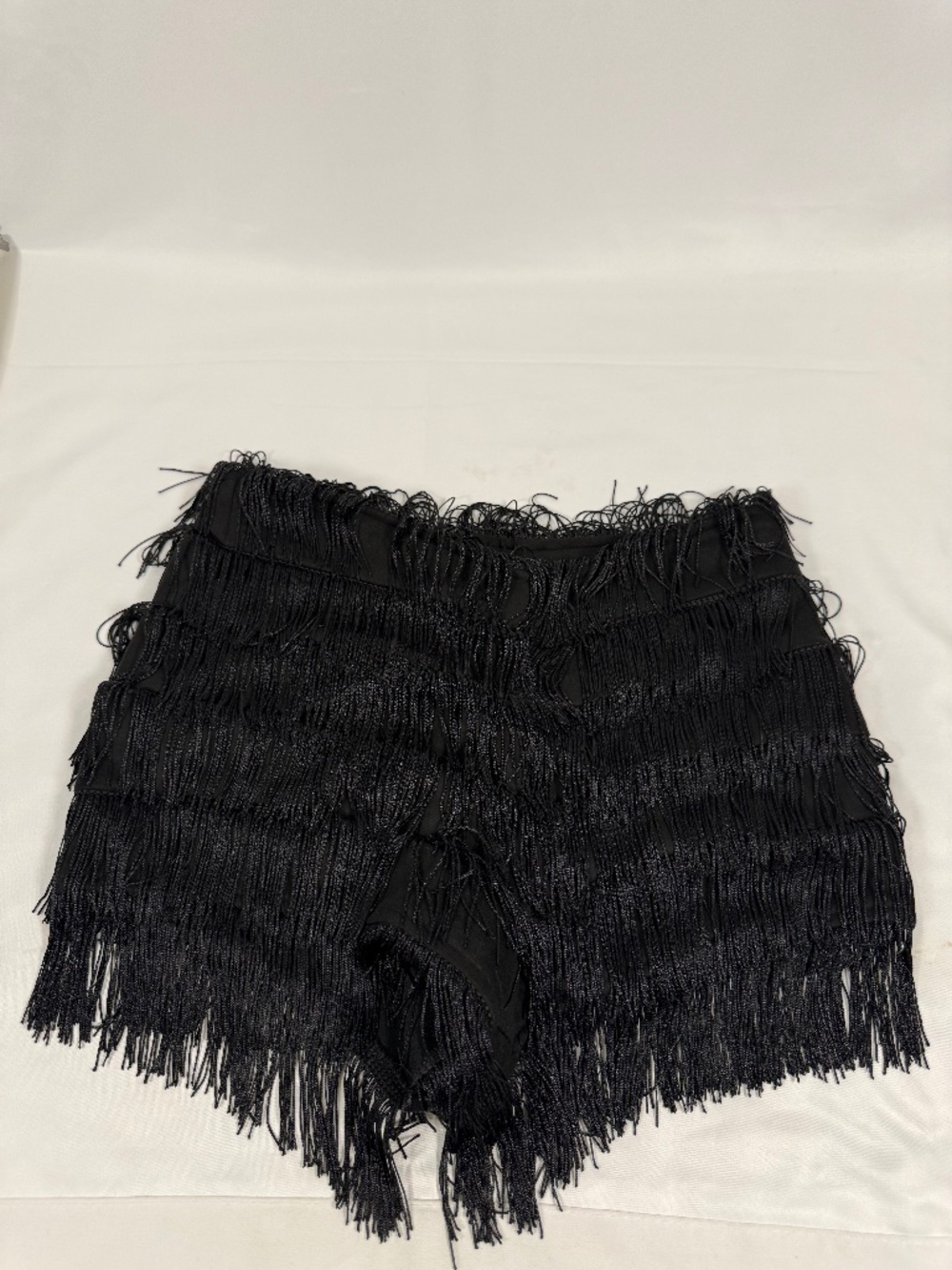 Black Fringe Festival Shorty Shorts NWT Boho Western Rave Size S